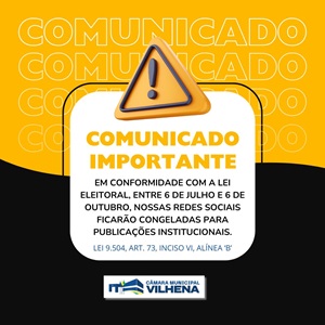 Comunicado eleições