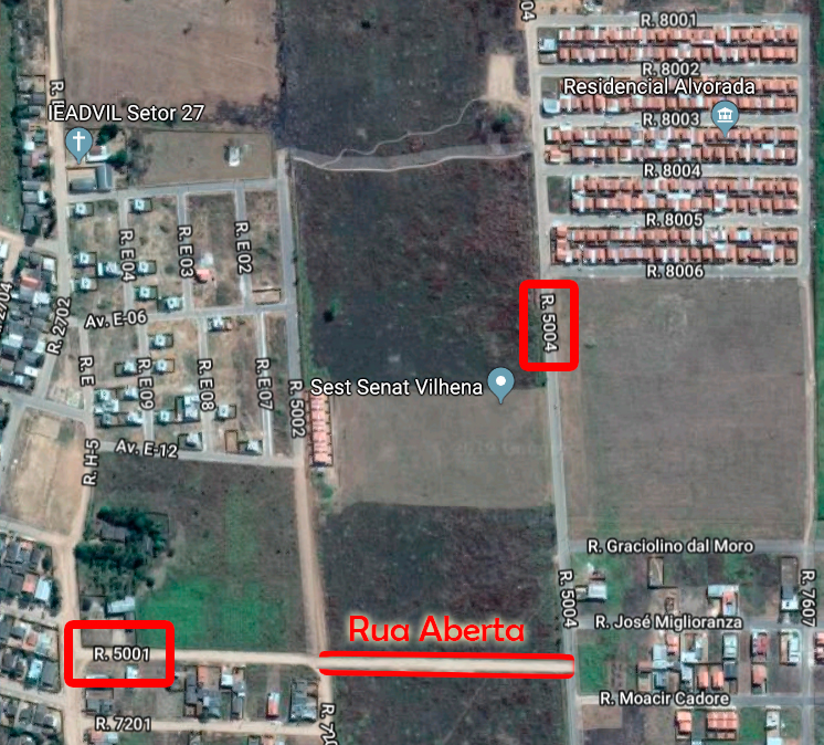 Após indicação de Leninha do Povo, Semosp abre rua para encurtar trajeto de moradores do Residencial Alvorada