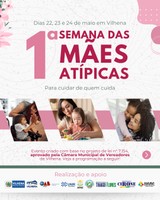 Câmara de Vilhena e entidades promovem primeira Semana das Mães Atípicas com programação intensa e apoio multidisciplinar