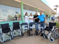 Hospital Regional recebe cadeiras de rodas graças à solicitação de Ronildo Macedo