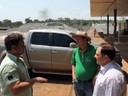 Presidente da Câmara consegue material fresado para manutenção de pátio na divisa entre Rondônia e Mato Grosso