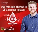 Rafael Maziero convida à população para a 2º Campanha do Voto pela Vida