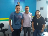 Vereador Suchi recebe visita do deputado Eyder Brasil