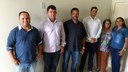 Vereadores de Corumbiara visitam gabinete de Ronildo Macedo